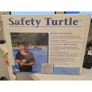 Safety Turtle Base Station With Turtle Wristbands Pool Child Pet Alarm